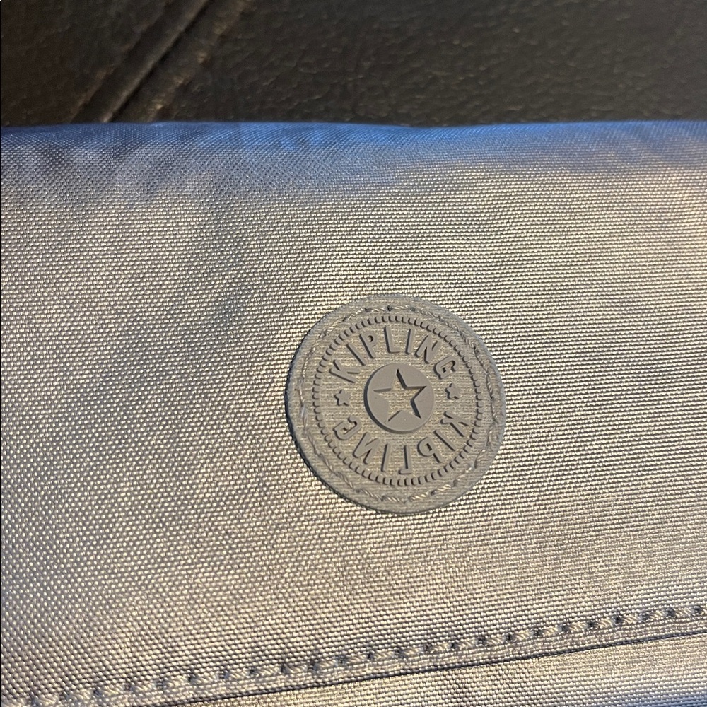 Kipling Silver Tri Fold Wallet Wristlet - Picture 2 of 10